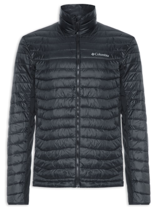 Jaqueta Masculina Puffer Powder Pass Hybrid - Preto