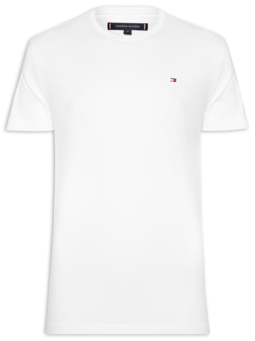 Camiseta Masculina Regular Fit C-NK Pima Cotton - Branco Camiseta Masculina Regular Fit C-NK Pima Cotton - Branco