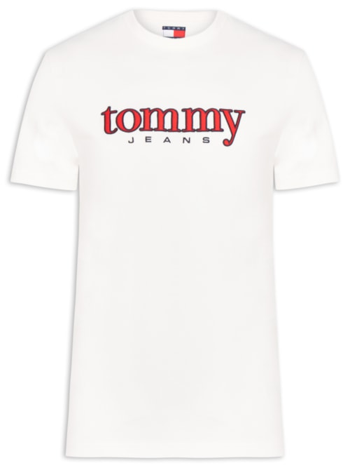 Camiseta Masculina Regular Fit Bordado Com Aplicação - Branco