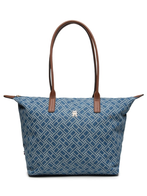 Bolsa Feminina Popette Tote Denim Flag - Azul Bolsa Feminina Popette Tote Denim Flag - Azul