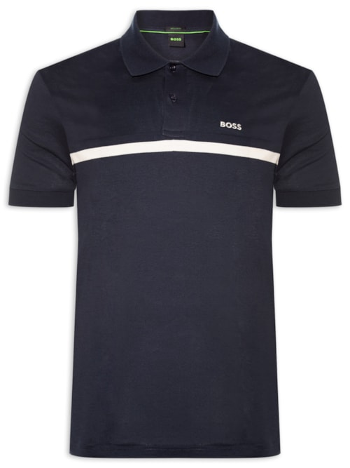 Polo Masculina Regular Fit PL Join Paddy Stripe Regular fit - Azul