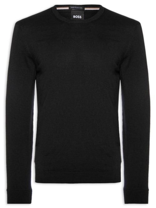 Suéter Masculino Leno P - Preto