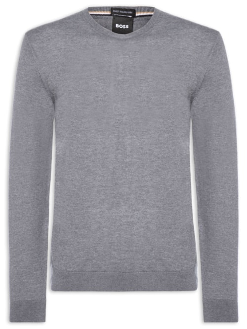 Suéter Masculino Leno P - Cinza