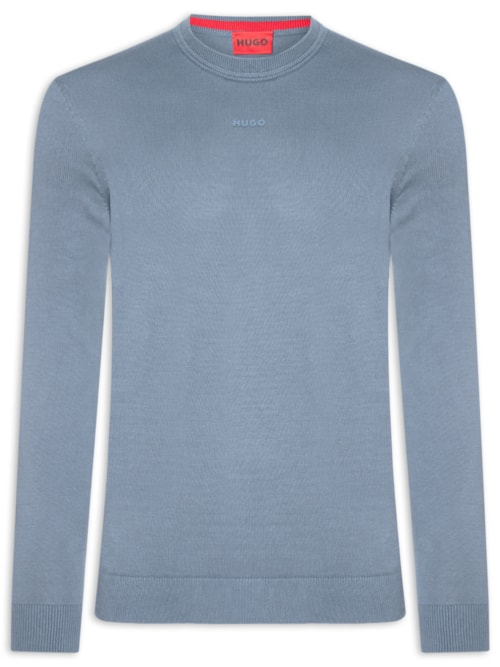 Suéter Masculino Slim-Fit Crew Neck San Cassius-C2 - Azul