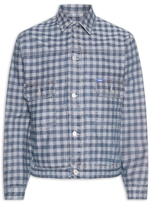 Jaqueta Masculina Jeans Nial - Azul Jaqueta Masculina Jeans Nial - Azul