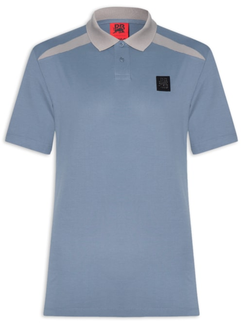 Polo Masculina Com Recortes Dunios - Collab Redbull - Cinza Polo Masculina Com Recortes Dunios - Collab Redbull - Cinza