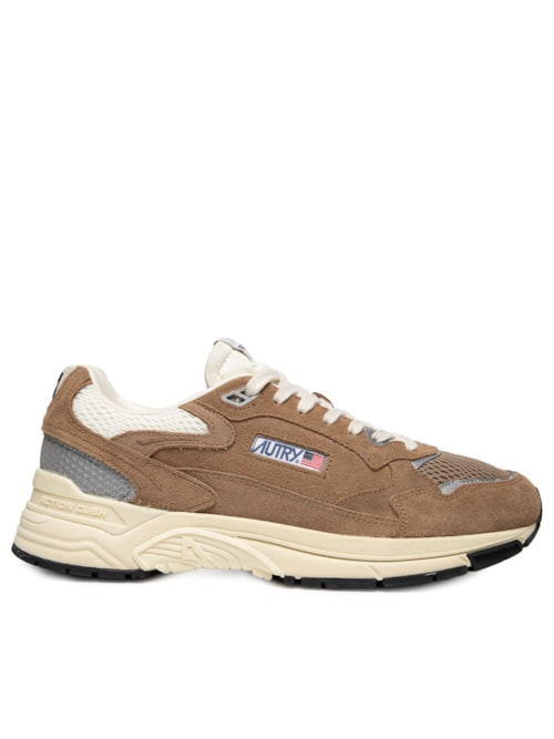 Tênis Masculino Hyperway Low Man Suede Mesh - Marrom