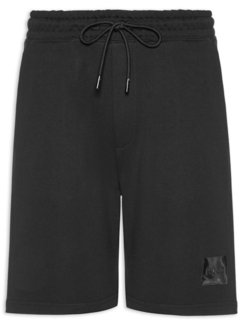 Bermuda Masculina Moletom Darix - Preto