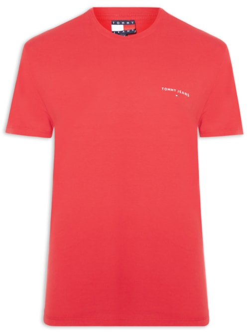 Camiseta TJM Linear Chest Tee Ext - Vermelho