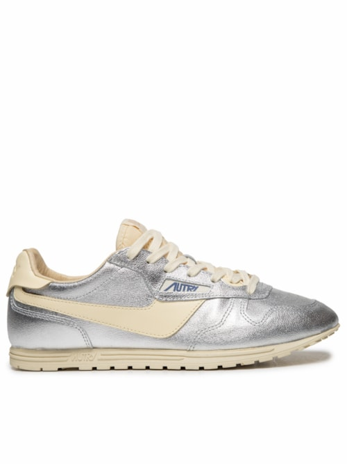 Tênis Feminino Windspin Low Laminated Leather - Prateado Tênis Feminino Windspin Low Laminated Leather - Prateado