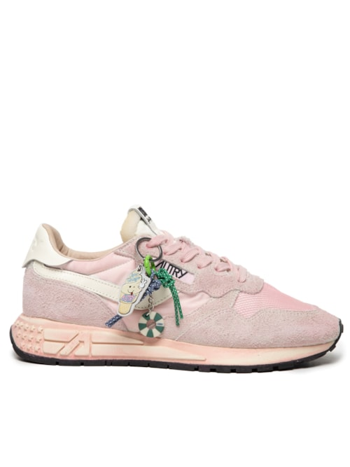 Tênis Feminino Reelwind Vint Low Wom Suede Nylon - Rosa