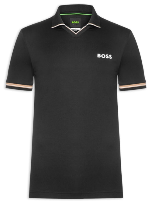 Polo Masculina Friso Regular fit - Preto