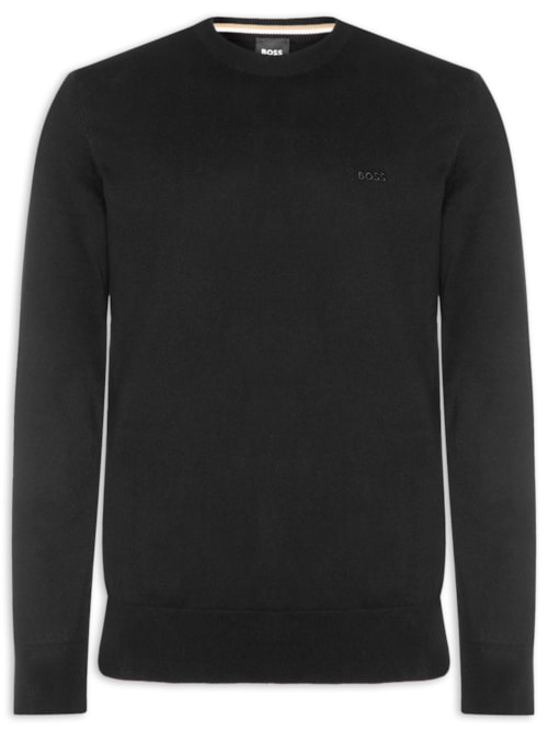 Suéter Masculino Crew Neck Upacas-L - Preto