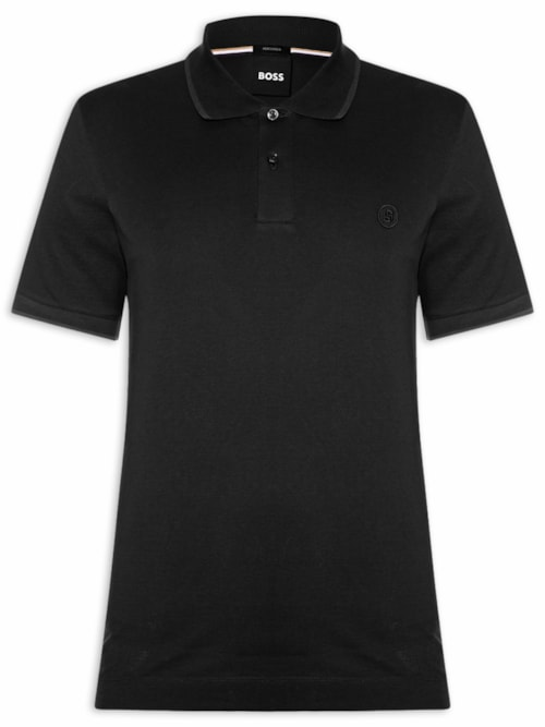 Polo Masculina Manga Curta C-Parris 98 Regular fit - Preto Polo Masculina Manga Curta C-Parris 98 Regular fit - Preto