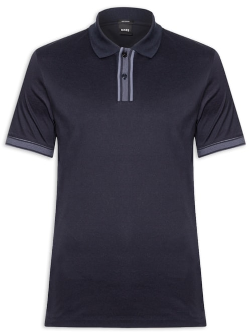 Polo Masculina Manga Curta H-Parlay Regular fit - Azul