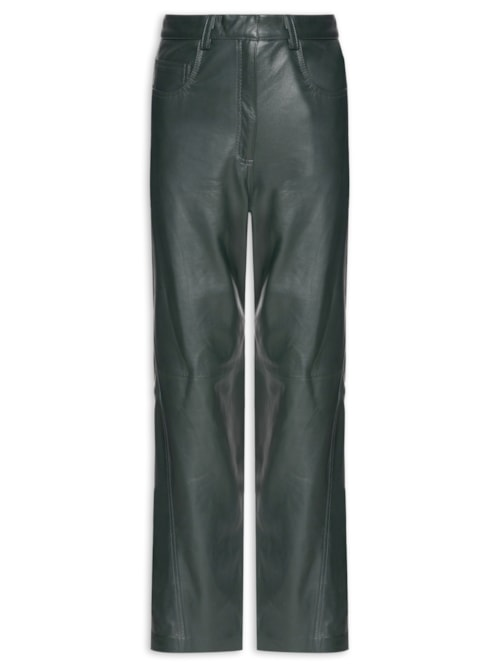 Calça Feminina Couro Letrix - Verde
