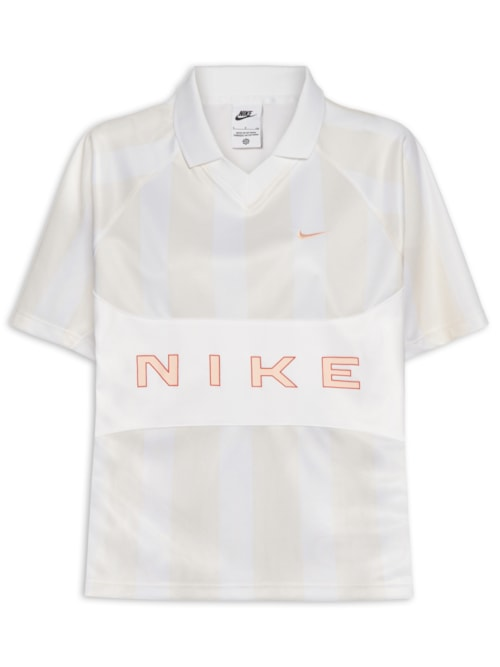 Camiseta Feminina Street Oversized Jersey - Off White
