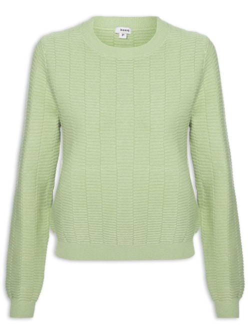 Suéter Feminino Oversized Texturizado - Verde Suéter Feminino Oversized Texturizado - Verde