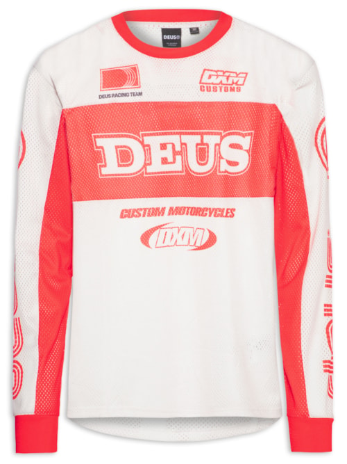 Camiseta Masculina Moto Jersey Step Out - Vermelho