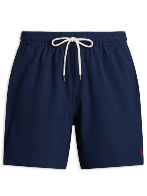 Short Masculino Traveler Mid Classic Logo - Azul Short Masculino Traveler Mid Classic Logo - Azul