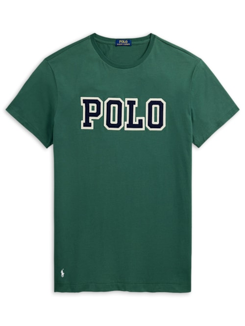 Camiseta Masculina Manga Curta Classic Big Polo Logo - Verde