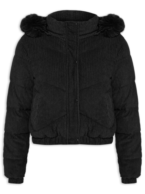 Jaqueta Puffer Feminina - Preto