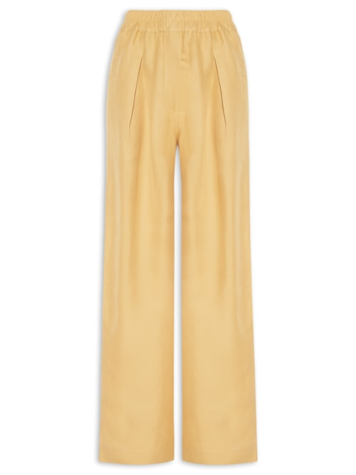 Calça Feminina Cós Elástico - Bege