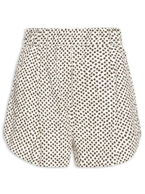 Short Feminino De Algodão Geo Starlight - Preto