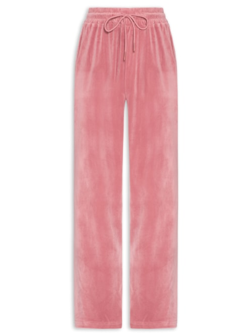 Calça Feminina De Moletom Plush - Rosa