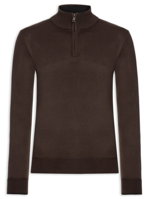 Suéter Masculino Natura Drape - Marrom Suéter Masculino Natura Drape - Marrom