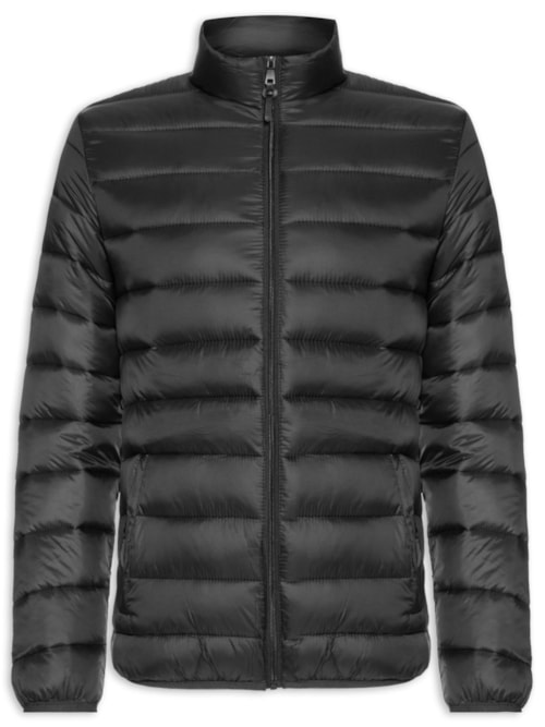 Jaqueta Masculina Nylon Gomos - Preto Jaqueta Masculina Nylon Gomos - Preto