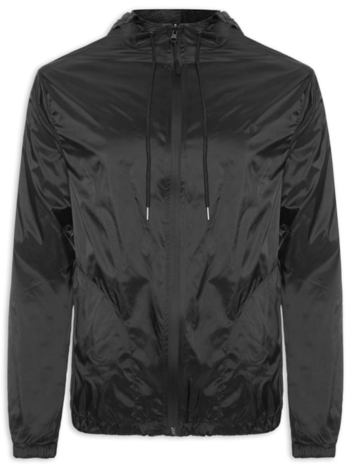 Casaco Corta Vento Masculino Colors New - Preto