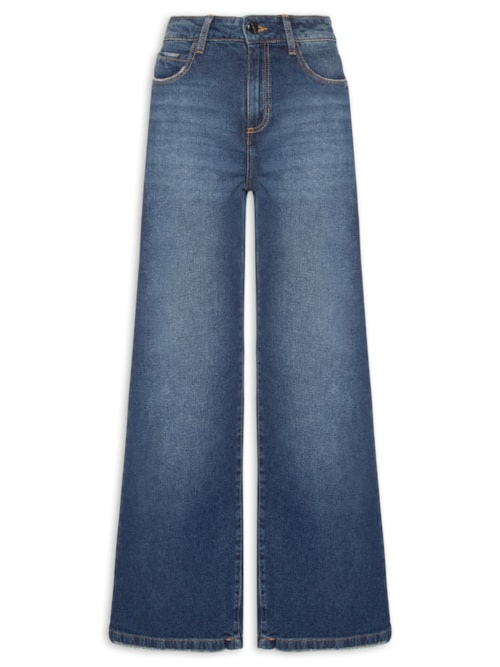 Calça Feminina Panta Wide Vilma - Azul