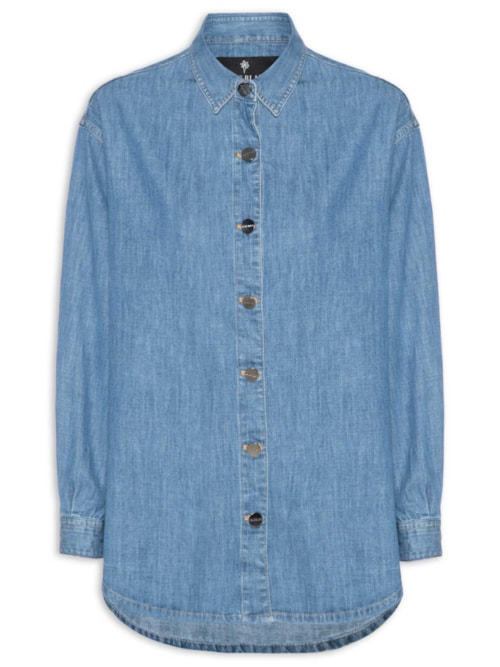 Camisa Feminina Pri - Azul Camisa Feminina Pri - Azul