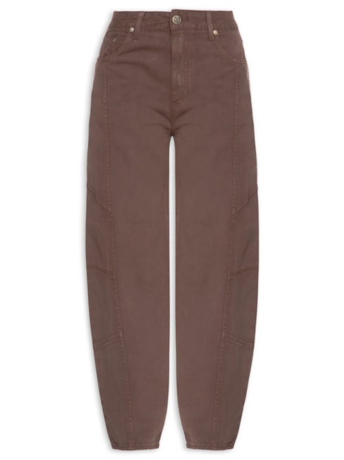 Calça Feminina Charlotte Denim - Marrom