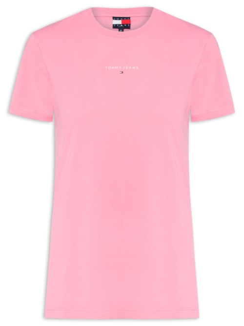 Camiseta Feminina Reg Linear SS Tee Rosa Camiseta Feminina Reg Linear SS Tee Rosa