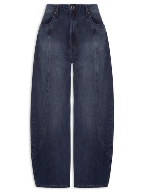 Calça Feminina Ballon Dark Blue - Azul Calça Feminina Ballon Dark Blue - Azul