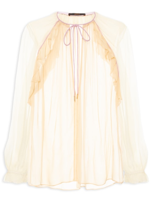 Bata Chiffon Tricolor - Amarelo Bata Chiffon Tricolor - Amarelo