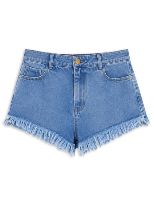 Shorts Feminino Jeans Leda - Azul