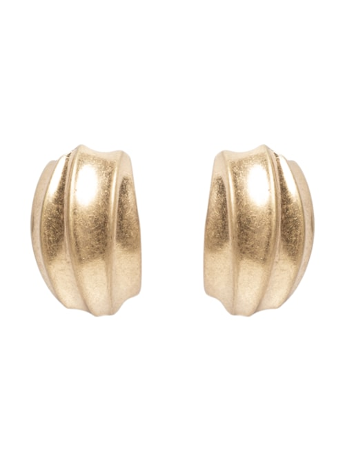 Brinco Feminino Fosco - Dourado