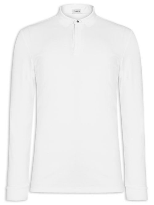 Polo Masculina Térmica Manga Longa - Branco Polo Masculina Térmica Manga Longa - Branco