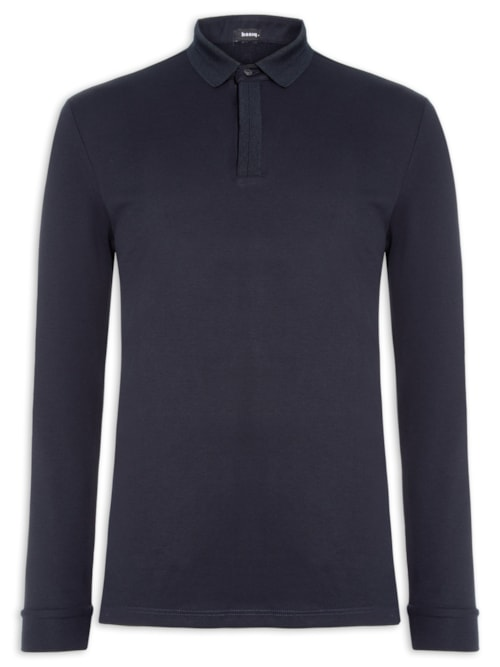 Polo Masculina Térmica Manga Longa - Azul Polo Masculina Térmica Manga Longa - Azul