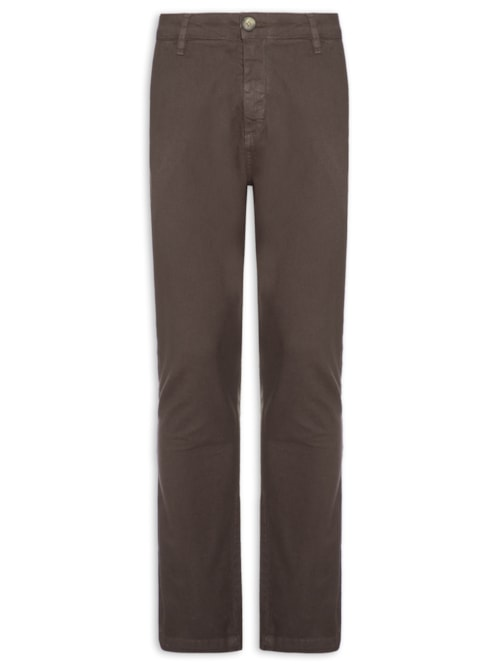 Calça Jeans Slim Masculina Chino II Marrom