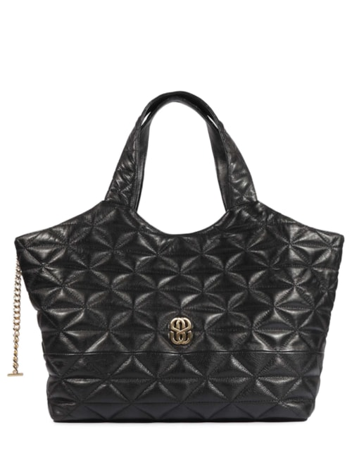 Bolsa Feminina Couro Média - Preto