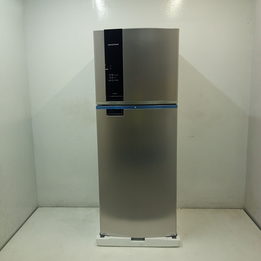 Geladeira Duplex Frost Free 461 Litros A+++ Cor Inox Com Tecnologia Turbo Control E Fresh Box - Brm56fkas2_Wotimo_Jf6638623 110V
