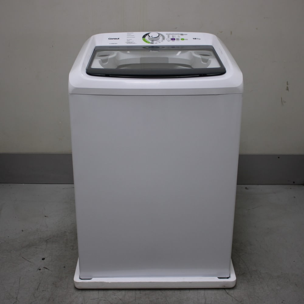 Máquina De Lavar Consul 18Kg Branca Com Lavagem Econômica E Ciclo Edredom - Cwk18abbs2_Wotimo_Cf6153802 220V