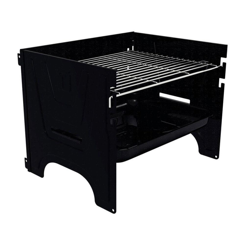 Churrasqueira Portátil à Carvão Tramontina TCP-380 Aço Carbono Com Grelha Em Inox Churrasqueira Portátil à Carvão Tramontina TCP-380 Aço Carbono Com Grelha Em Inox