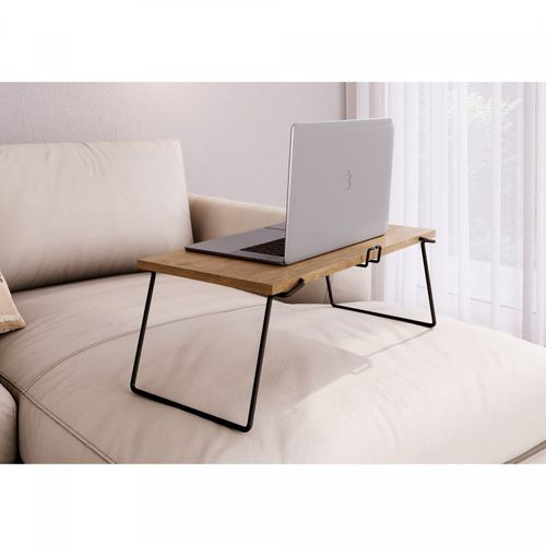 Mesa para Notebook Dobrável com Suporte de Smartphone 62cm Vermont E Preto Vermont/Preto