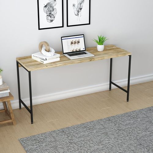 Escrivaninha Mesa Escritório Active 150cm Industrial Yescasa Carvalho Carvalho