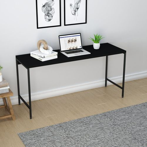 Escrivaninha Mesa Escritório Active 150cm Industrial Yescasa Preto Onix